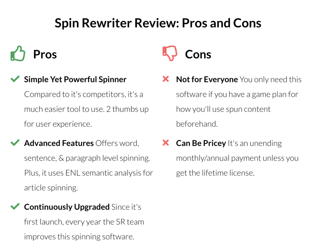 Spin Rewriter Review, Discount Offer, Full Demo, and Customers opinion, Special Bonuses | The only article spinner that truly understands the meaning of your content